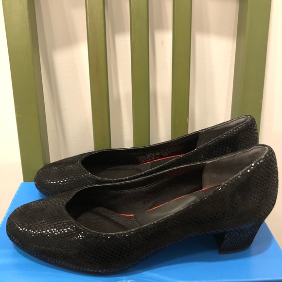 NEW | Rockport Total Motion TruTech Leather Heel - Picture 1 of 9